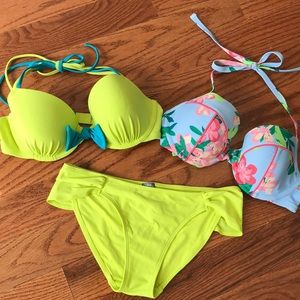 AERIE | bikini set with TWO tops